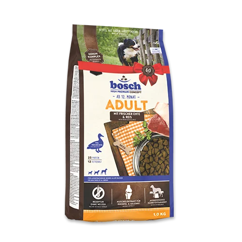 בוש לכלב בוגר ברווז עוף ואורז