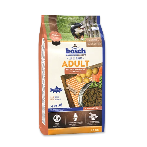 בוש לכלב בוגר סלמון עוף ואורז