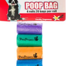 מארז 4 גלילי איסוף צרכים 80 שקיות