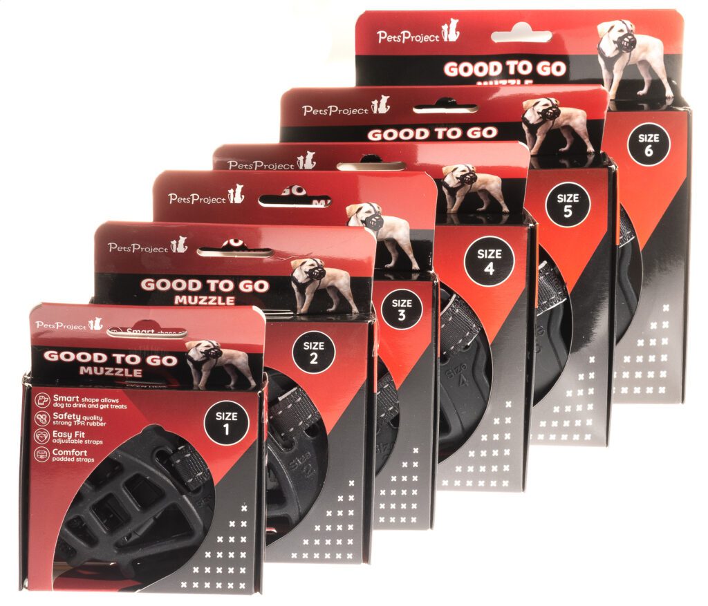 מחסום פה לכלב במגוון גדלים