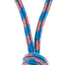 חבל עם כדור גומי לכלב