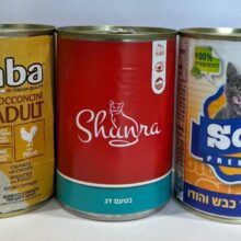 שימורים לחתול 400 גרם במגוון סוגים