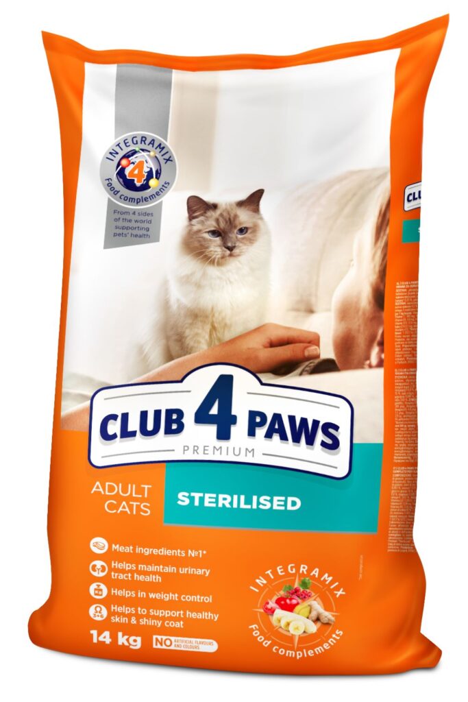 CLUB 4 PAWS לחתול מסורס