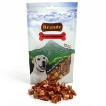 חטיף לכלבים של Brande בטעם בקר וקוד, ללא דגנים וללא חומרי טעם וצבעי מאכל מלאכותיים